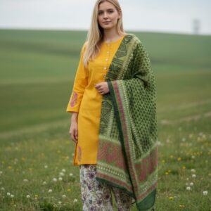 sunshine yellow summer kurti