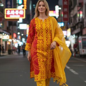 applique work long shirt